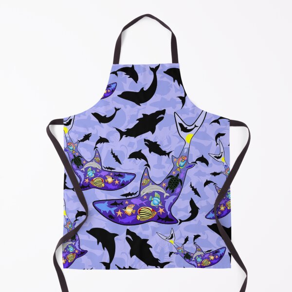 Item preview, Shark MarineLife Scenery Patterned designed and sold by BluedarkArt.