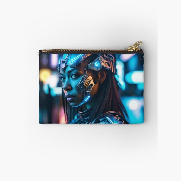 Item preview, cyborg girl designed and sold by AiArtCreations1.