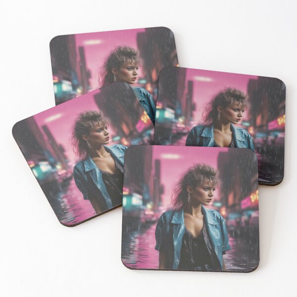 Item preview, Cyberpunk woman in the rain designed and sold by FlyingAcehole.