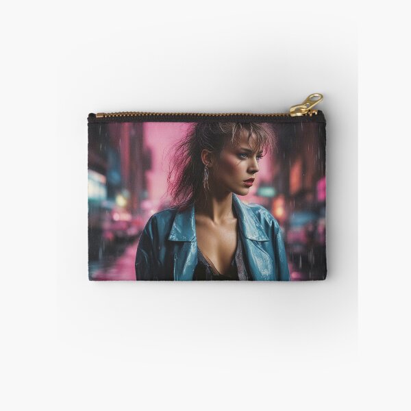 Item preview, Cyberpunk woman in the rain designed and sold by FlyingAcehole.