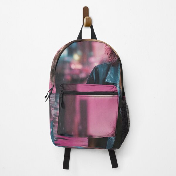 Item preview, Cyberpunk woman in the rain designed and sold by FlyingAcehole.