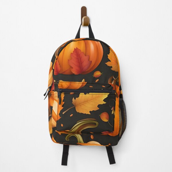 Item preview, A pumpkin pattern in orange tones for autumn designed and sold by depthsofthemind.