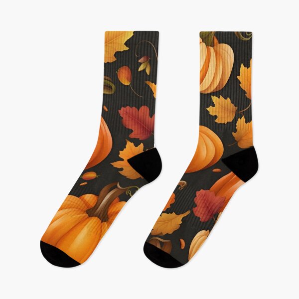 Item preview, A pumpkin pattern in orange tones for autumn designed and sold by depthsofthemind.