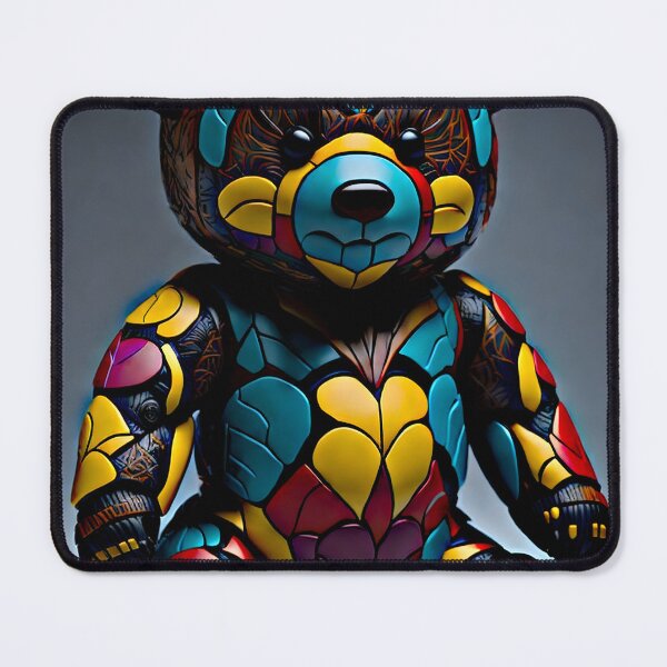 Item preview, "Bear Necessities: A Vividly Colored Full-Body Artwork Craft" designed and sold by Best-Art-32.