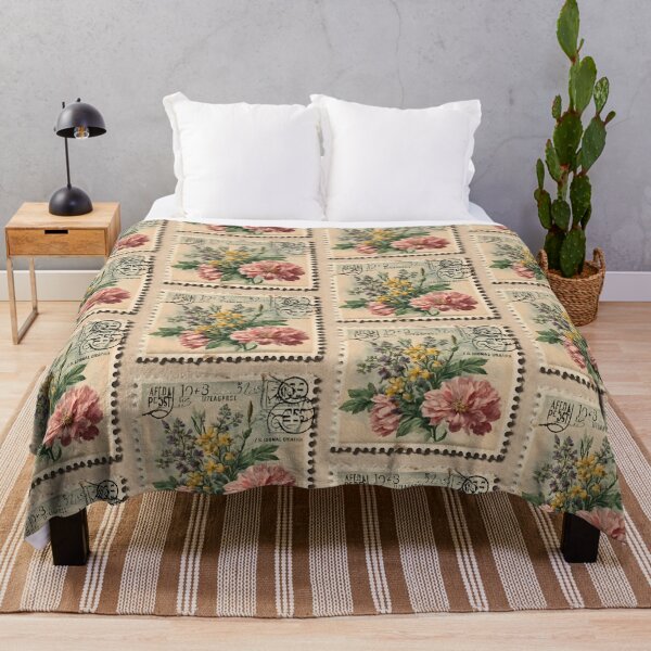 Item preview, Postage Stamp Vintage with Flowers designed and sold by shihaams.