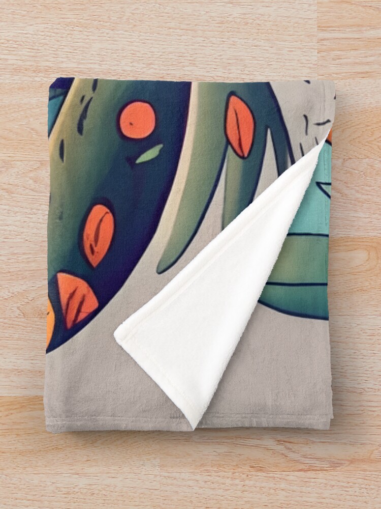 Thumbnail 3 of 6, Throw Blanket, Autumn Forest Minimalistic Drawing designed and sold by Patricks-Art.
