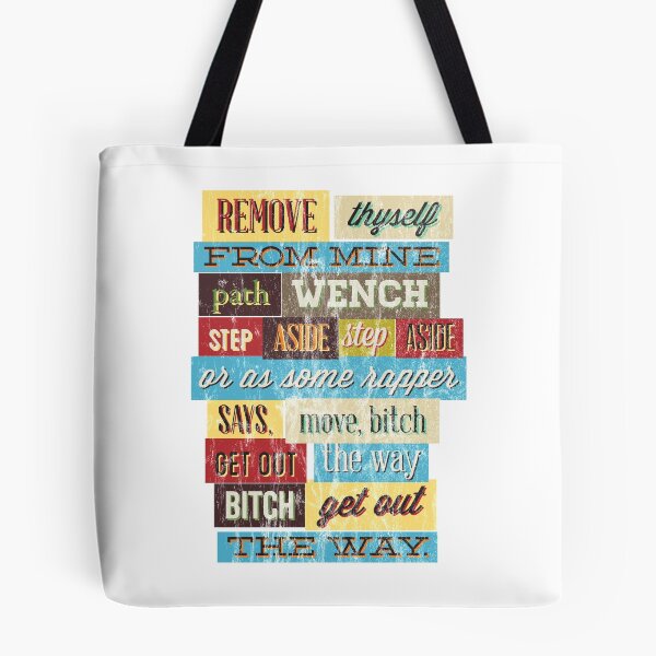 Item preview, GET OUT THE WAY BITCH - WASHED DESIGN designed and sold by Super3.