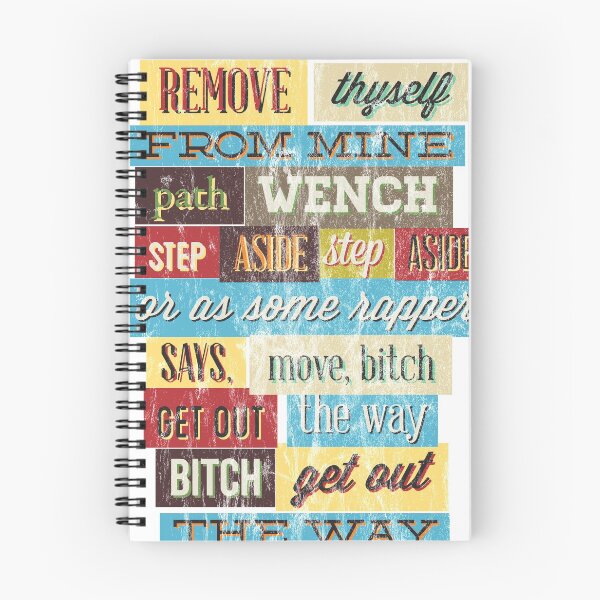 Item preview, GET OUT THE WAY BITCH - WASHED DESIGN designed and sold by Super3.