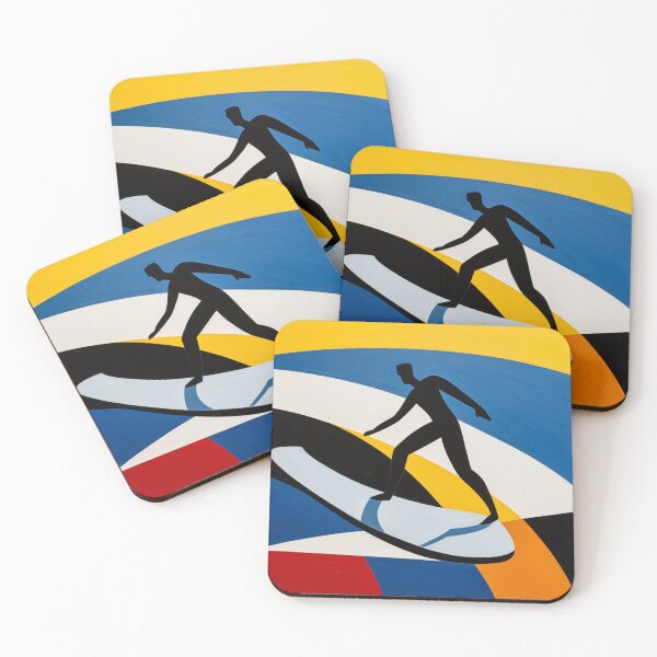 Item preview, Summer Surf De Stijl Mondrian Inspired designed and sold by Anniko Art Studio.