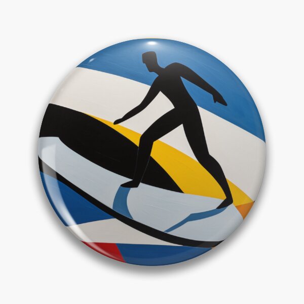 Item preview, Summer Surf De Stijl Mondrian Inspired designed and sold by Anniko Art Studio.