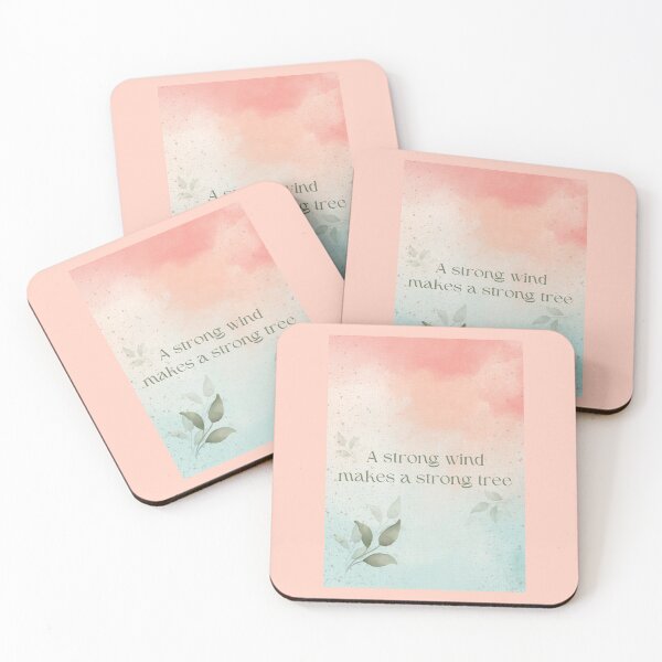 Item preview, Inspirational Poster - A Strong Wind Makes a Strong Tree designed and sold by AnimaliaStar.