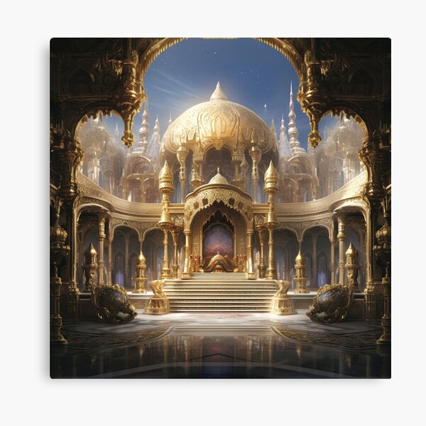 Palace of a thousand and one desert nights Canvas Print