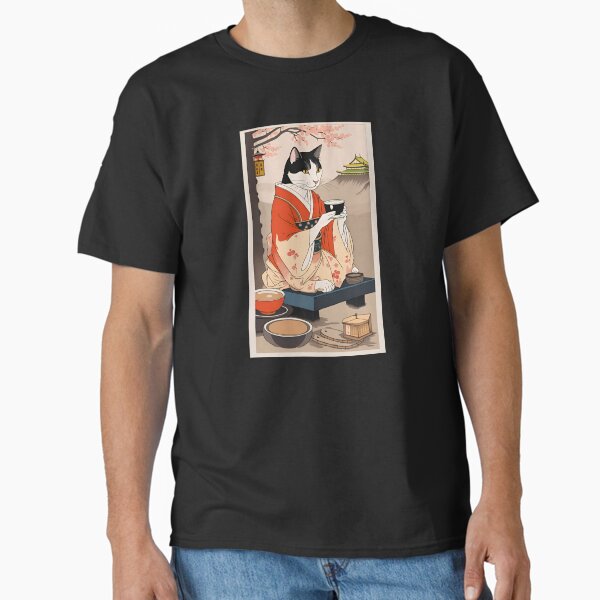 Item preview, Cat with coffee. designed and sold by KorArtStudio.