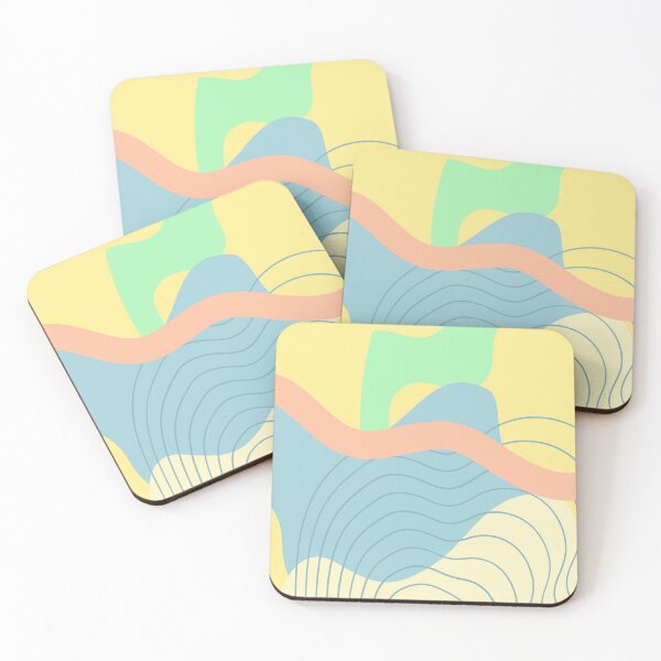 Item preview, Colorful lines in pastel, the feeling of spring as a pattern designed and sold by EllavonGnatz.