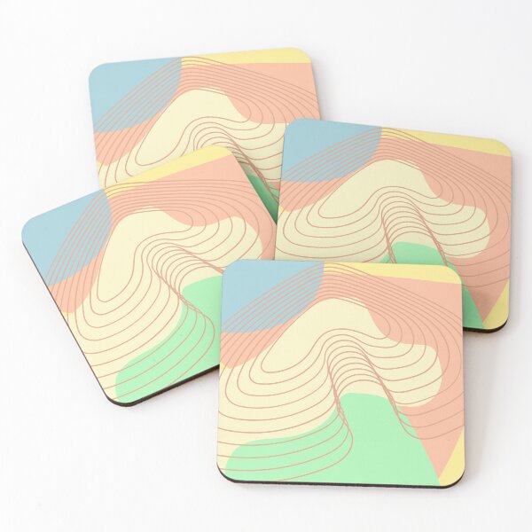 Item preview, Colorful lines in pastel, the feeling of spring as a pattern designed and sold by EllavonGnatz.