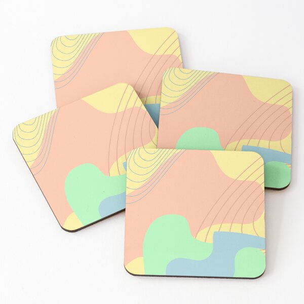 Item preview, Colorful lines in pastel, the feeling of spring as a pattern designed and sold by EllavonGnatz.