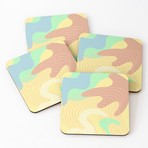 Item preview, Colorful lines in pastel, the feeling of spring as a pattern designed and sold by EllavonGnatz.