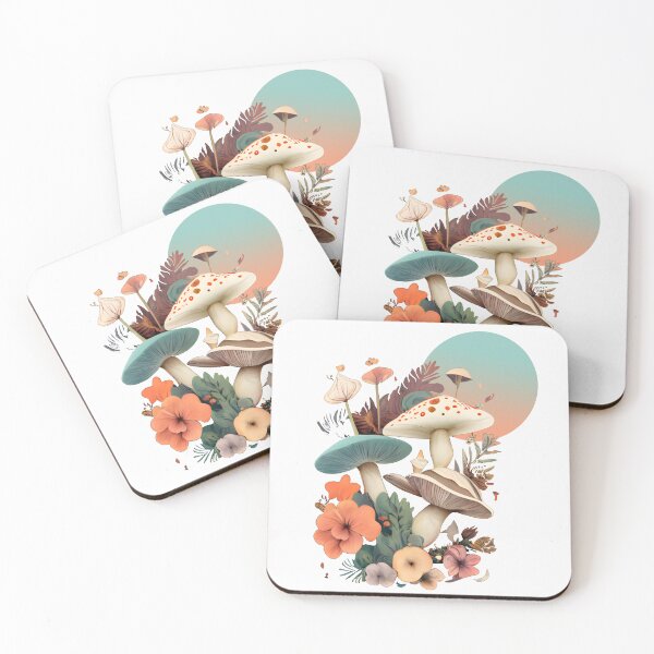 Item preview, Magic Mushroom Floral designed and sold by PODUNUSUAL.
