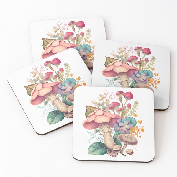 Item preview, Magic Mushroom Floral designed and sold by PODUNUSUAL.
