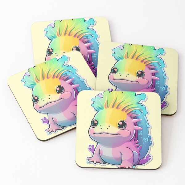 Item preview, Rainbow Axolotl's Journey to Self-Love ? designed and sold by VectorVortex.