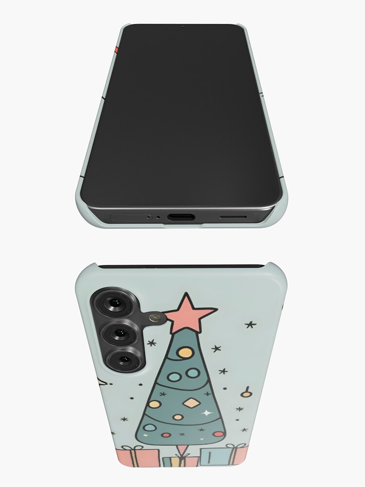 Thumbnail 3 of 4, Samsung Galaxy Phone Case, Christmas Tree Minimalistic Drawing designed and sold by Patricks-Art.