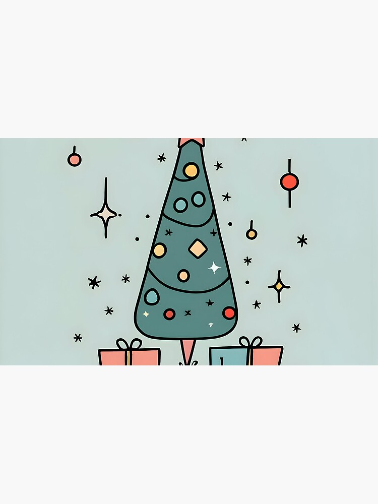 Thumbnail 6 of 6, Coffee Mug, Christmas Tree Minimalistic Drawing designed and sold by Patricks-Art.