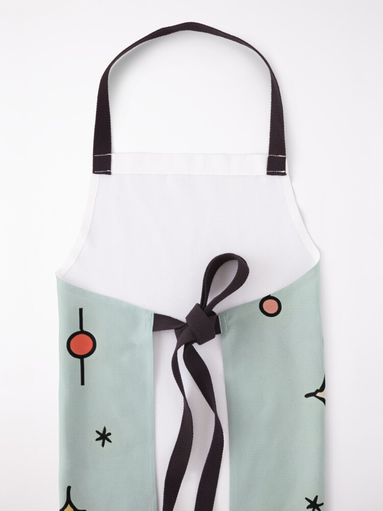 Thumbnail 5 of 6, Apron, Christmas Tree Minimalistic Drawing designed and sold by Patricks-Art.