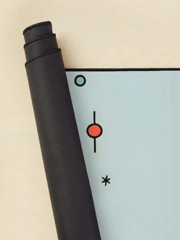 Thumbnail 2 of 5, Mouse Pad, Christmas Tree Minimalistic Drawing designed and sold by Patricks-Art.