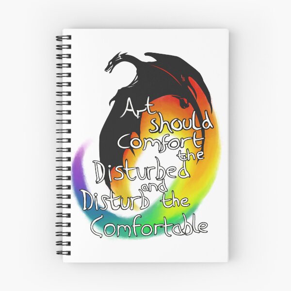 Item preview, Art should comfort the disturbed and disturb the comfortable designed and sold by LlGHT-BRlNGER.