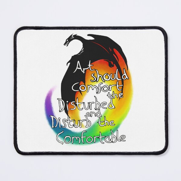 Item preview, Art should comfort the disturbed and disturb the comfortable designed and sold by LlGHT-BRlNGER.