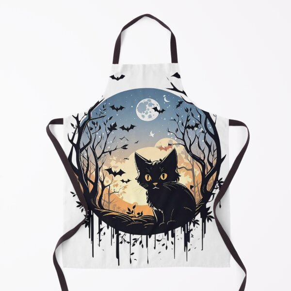 Item preview, Spooky Black Cat Halloween Delights designed and sold by maipusiri.