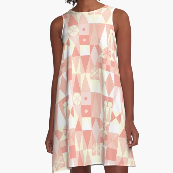 Rose Gold Carpet A-Line Dress