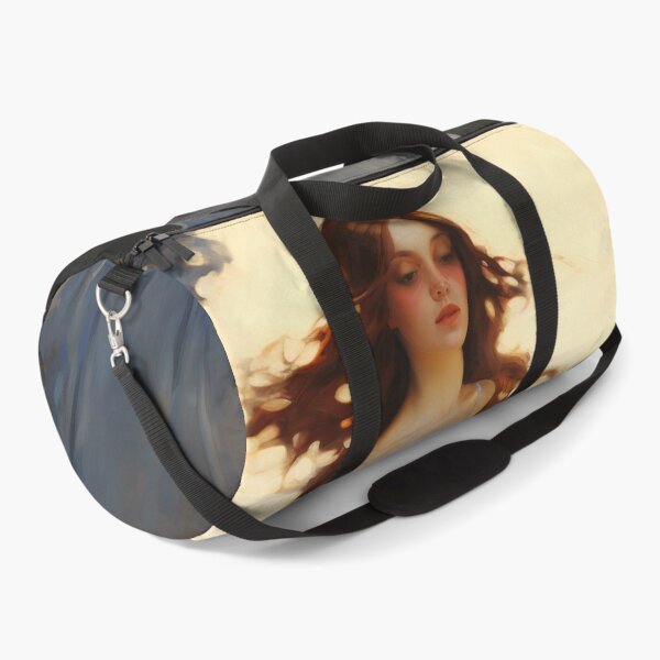 Item preview, Impressionist Radiance: Lady in Blue Amidst Sunlit Hues designed and sold by oanaunciuleanu.