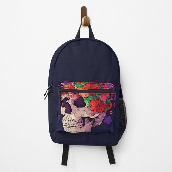 Item preview, Skull with Flowers designed and sold by Black-Orc.
