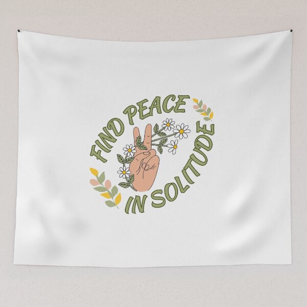 Item preview, Find Peace in Solitude: A Message of Tranquility designed and sold by DesignDazzles.