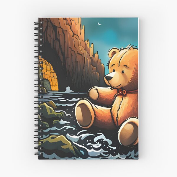 Item preview, Teddy exploring inside Fingal's cave designed and sold by Colin Bentham.