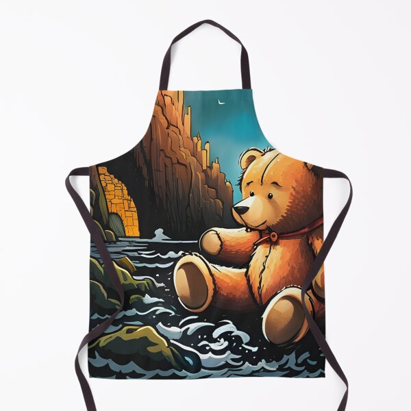 Item preview, Teddy exploring inside Fingal's cave designed and sold by Colin Bentham.