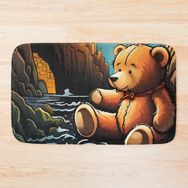 Item preview, Teddy exploring inside Fingal's cave designed and sold by Colin Bentham.
