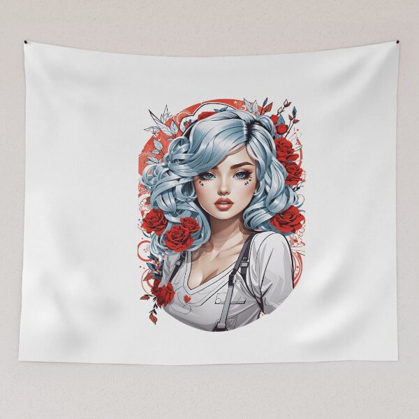 Item preview, Unique style girl 4 designed and sold by RabbitPrints.