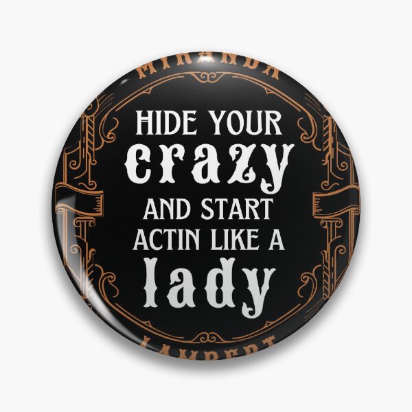 Item preview, Hide Your Crazy designed and sold by amyccreative.