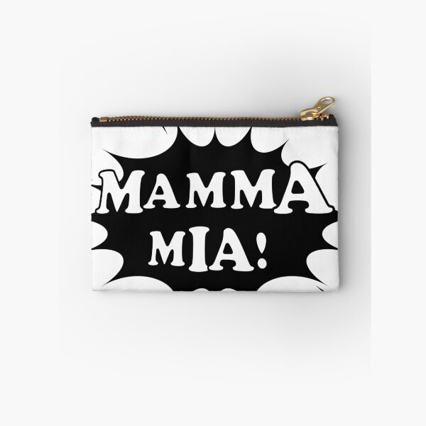 Item preview, Mamma mia. Oh mum or Oh my god in italian language . Pop art style. White background.  designed and sold by ElenaPost.