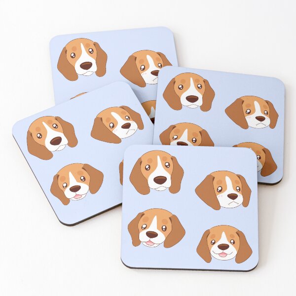 Item preview, Cute beagle dog face pack designed and sold by Yaragold.