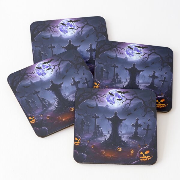 Item preview, Haunted Halloween Nights Frightfully Stylish October's Glow designed and sold by NLTees.