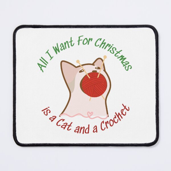 Item preview, All I want for Chrismas is a Cat and a Crochet designed and sold by Coldhand34.