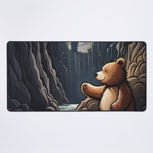 Item preview, Teddy exploring inside Fingal's cave designed and sold by Colin Bentham.