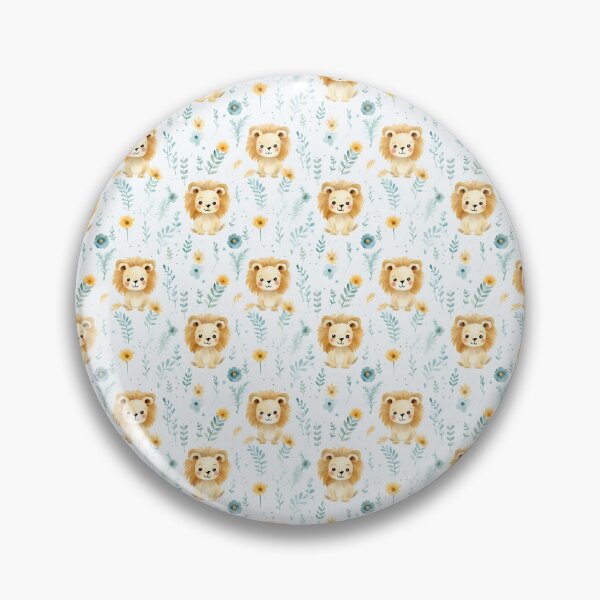 Item preview, Majestic Lion Mane: A Regal Portrait in Watercolor designed and sold by qoodesignstudio.