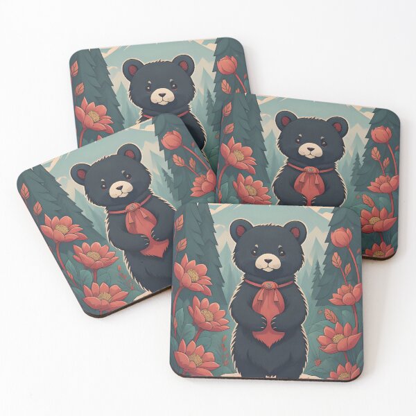 Item preview, Cartoon black bear designed and sold by Viesii.