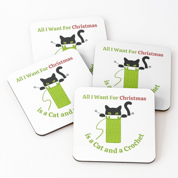 Item preview, All I want for Chrismas is a Cat and a Crochet designed and sold by Coldhand34.