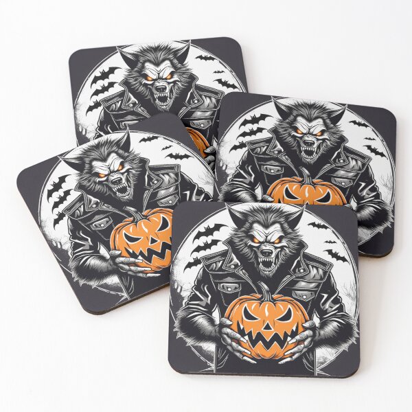 Item preview, Werewolf With A Pumpkin designed and sold by Joseph Hail.