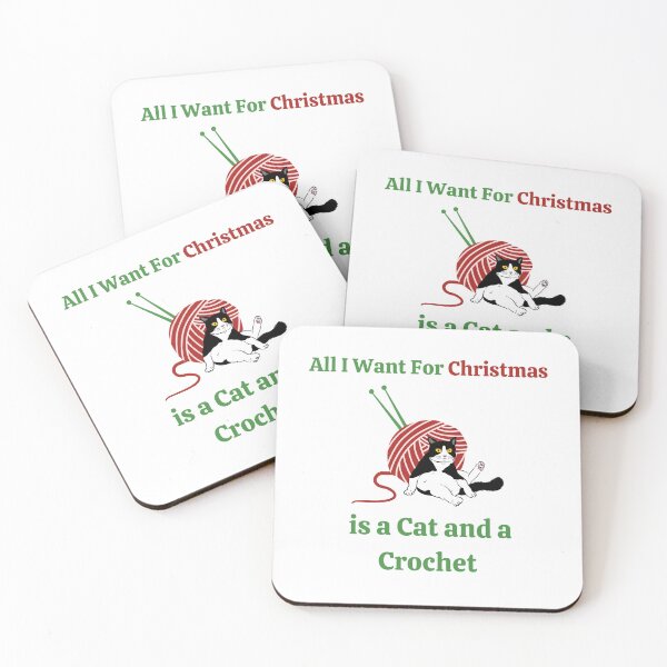 Item preview, All I want for Christmas is a Cat and a Crochet designed and sold by Coldhand34.